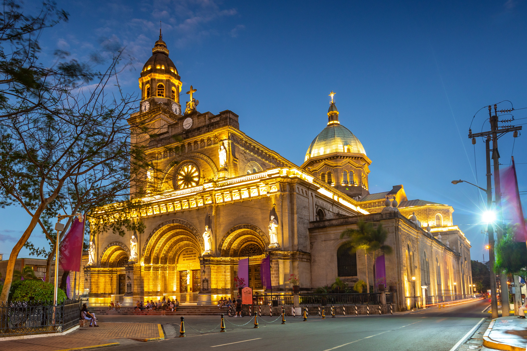 Facade of Manila Cathedral